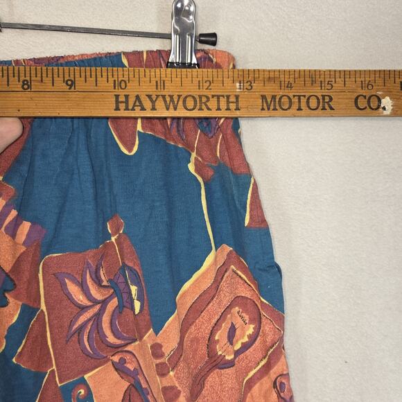 Vtg Chicos Pants Womens 1 L Abstract Cottagecore Grandma Pant Western Aztec - Picture 5 of 12